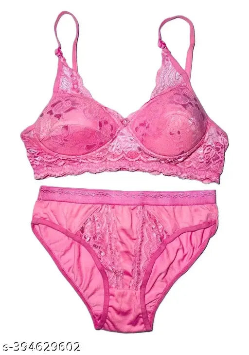 Pink lingerie
